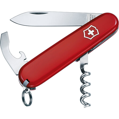 WAITER - Victorinox Schweizer Messer , Victorinox, rot, hochlegierter, rostfreier Stahl, 8,40cm x 1,20cm x 2,60cm (Länge x Höhe x Breite), Bild 2
