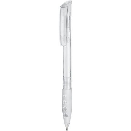 Kugelschreiber BUBBLE TRANSPARENT , Ritter-Pen, transparent-klar, ABS-Kunststoff, 14,40cm (Länge), Bild 1