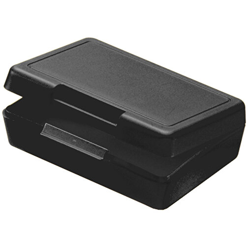 Vorratsdose 'Brunch-Box' , schwarz, Kunststoff, 12,50cm x 4,00cm x 8,50cm (Länge x Höhe x Breite), Bild 1