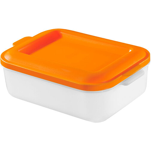 Vorratsdose 'Brot-Box' , standard-orange, Kunststoff, 23,30cm x 7,70cm x 16,20cm (Länge x Höhe x Breite), Bild 1
