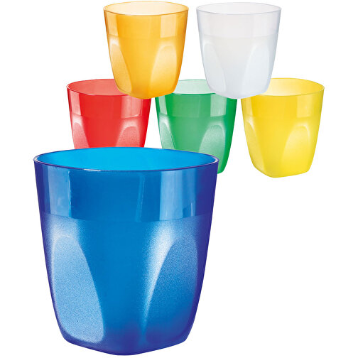 Trinkbecher 'Mini Cup' 0,2 L , trend-blau PP, Kunststoff, 7,50cm (Höhe), Bild 2
