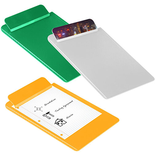 Schreibboard 'DIN A4 Color' , standard-grün, Kunststoff, 34,20cm x 3,10cm x 24,00cm (Länge x Höhe x Breite), Bild 2