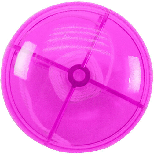 Jo-Jo 'Pro-Motion' , transparent-pink, Kunststoff, 3,00cm (Höhe), Bild 1