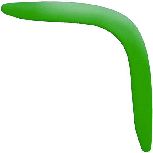 Bumerang 'Mini' , standard-grün, Kunststoff, 32,00cm x 0,40cm x 3,40cm (Länge x Höhe x Breite), Bild 1