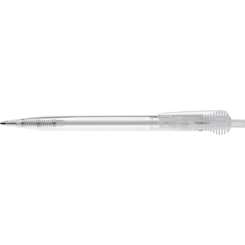 Kugelschreiber Cosmo Transparent , transparent weiss, ABS, 14,70cm (Länge), Bild 3