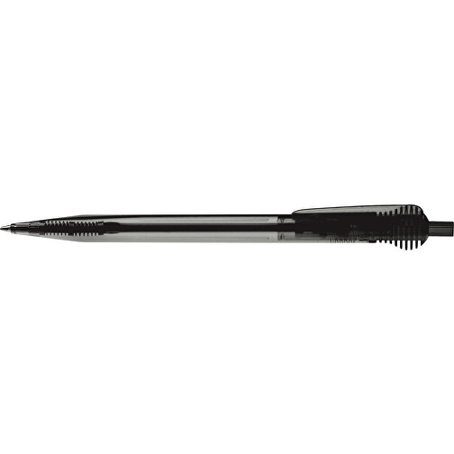 Kugelschreiber Cosmo Transparent , transparent schwarz, ABS, 14,70cm (Länge), Bild 3