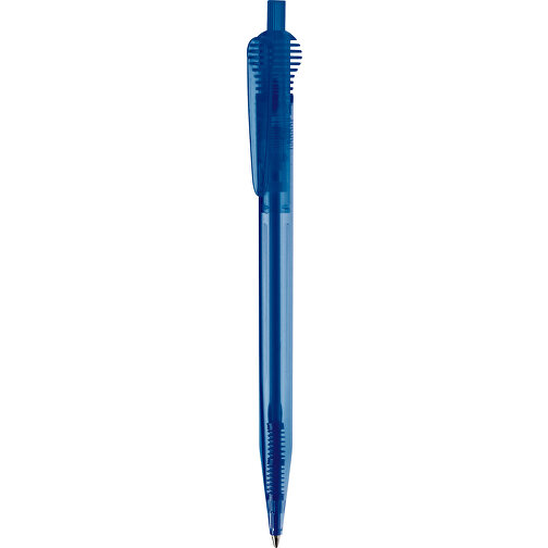 Kugelschreiber Cosmo Transparent , transparent blau, ABS, 14,70cm (Länge), Bild 1