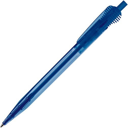 Kugelschreiber Cosmo Transparent , transparent blau, ABS, 14,70cm (Länge), Bild 2