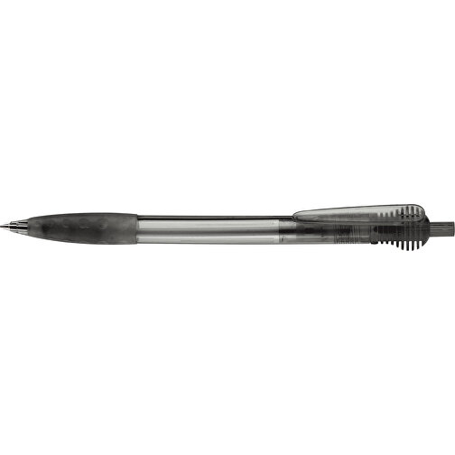 Kugelschreiber Cosmo Grip Transparent , transparent schwarz, ABS, 14,70cm (Länge), Bild 3