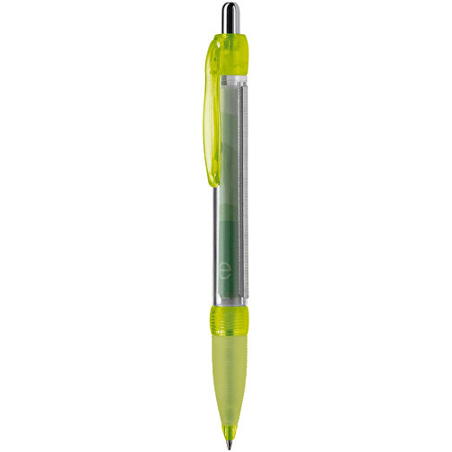 Banner Pen Transparent , transparent gelb, ABS, 14,70cm (Länge), Bild 1