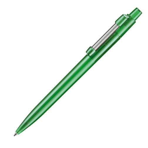 Kugelschreiber STRONG TRANSPARENT , Ritter-Pen, limonen-grün, ABS, Metall, 14,60cm (Länge), Bild 2