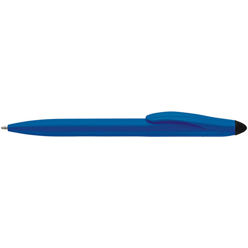 Stylus Kugelschreiber Touchy , blau / schwarz, ABS, 14,50cm (Länge), Bild 3