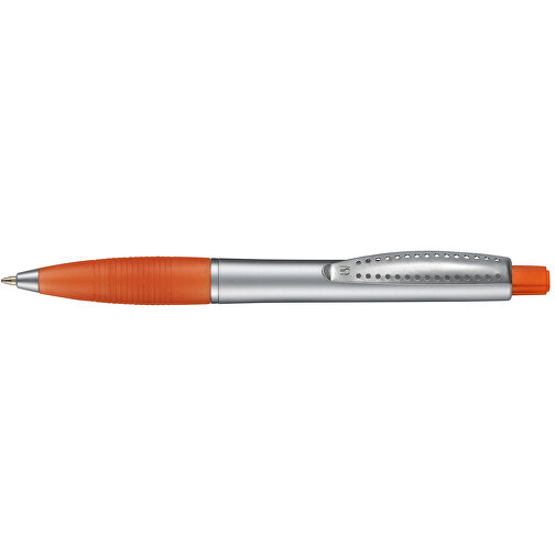 Kugelschreiber CLUB SILVER , Ritter-Pen, flamingo-frost/silber, ABS-Kunststoff, 14,20cm (Länge), Bild 3