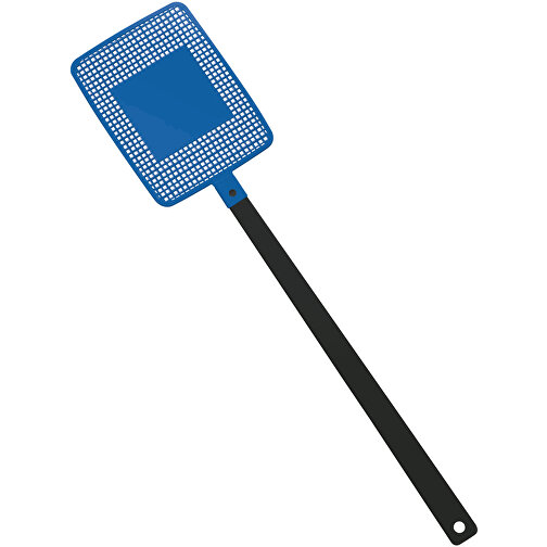 Fliegenklatsche 'Rechteck' , schwarz, blau, PPC+PS, 43,50cm x 0,50cm x 10,00cm (Länge x Höhe x Breite), Bild 1