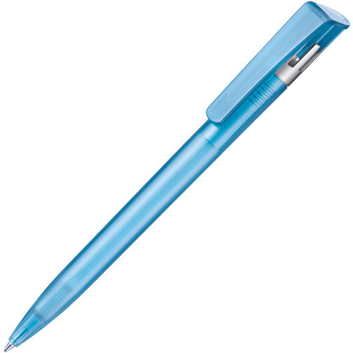 Kugelschreiber All-Star Frozen SI , Ritter-Pen, karibik-blau-frost/silber, ABS-Kunststoff, 14,70cm (Länge), Bild 2