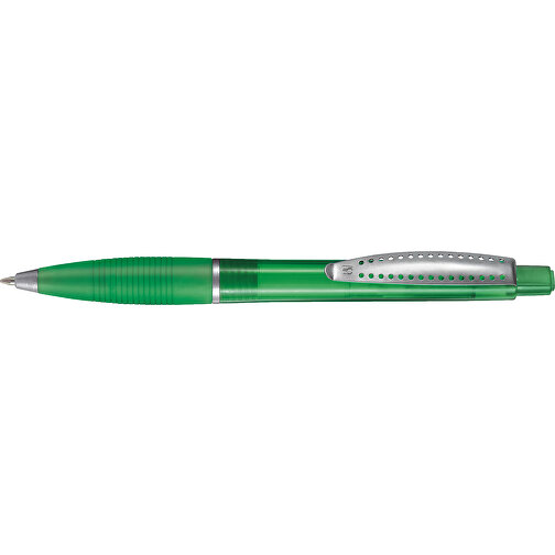 Kugelschreiber Club Transparent SI , Ritter-Pen, limonen-grün, ABS-Kunststoff, 14,20cm (Länge), Bild 3