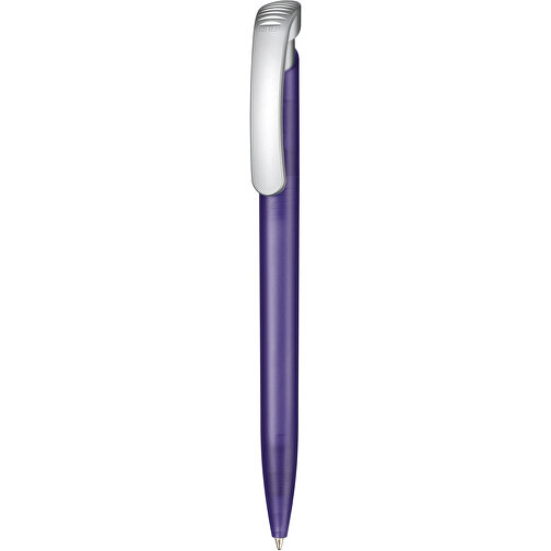 Kugelschreiber Clear Frozen SI , Ritter-Pen, lavendel-frost/silber, ABS-Kunststoff, 14,80cm (Länge), Bild 1