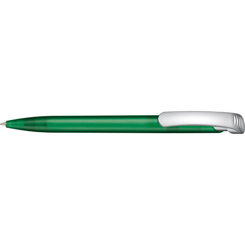 Kugelschreiber Clear Frozen SI , Ritter-Pen, limonen-grün-frost/silber, ABS-Kunststoff, 14,80cm (Länge), Bild 3