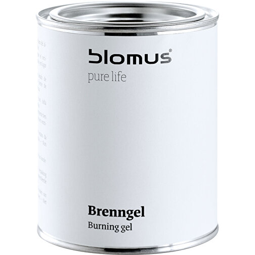Brenngel-Dose -LUNA- 500ml - LTD QTY - , Blomus, weiß, Ethanol, Propanol, 8,50cm x 10,00cm x 8,50cm (Länge x Höhe x Breite), Bild 1