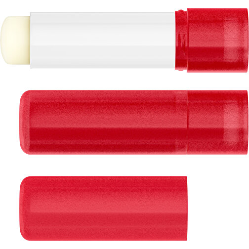 Lippenpflegestift 'Lipcare Original' Mit Gefrosteter Oberfläche , rot, Kunststoff, 6,90cm (Höhe), Bild 4