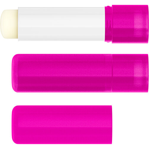 Lippenpflegestift 'Lipcare Original' Mit Gefrosteter Oberfläche , pink, Kunststoff, 6,90cm (Höhe), Bild 4