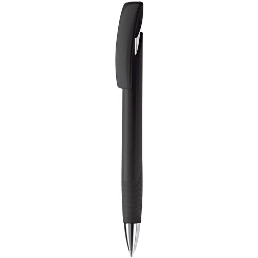 Kugelschreiber Zorro Hardcolour , schwarz, ABS & Metall, 14,50cm (Länge), Bild 1