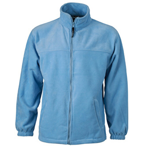 Full-Zip Fleece , James Nicholson, light-blau, 100% Polyester, XL, , Bild 1