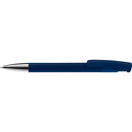Kugelschreiber Avalon Hardcolour Mit Metallspitze , dunkelblau, ABS & Metall, 14,60cm (Länge), Bild 3