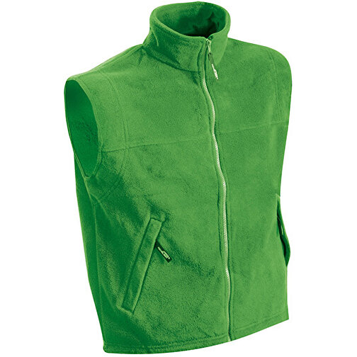 Fleece Vest , James Nicholson, lime-grün, 100% Polyester, S, , Bild 1