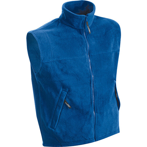 Fleece Vest , James Nicholson, royal, 100% Polyester, XL, , Bild 1