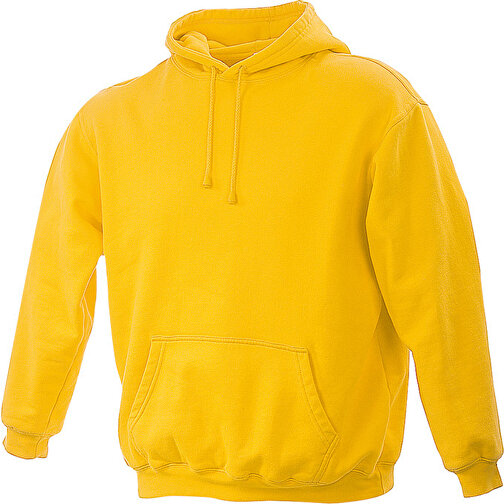 Hooded Sweat , James Nicholson, gold-gelb, 80% Baumwolle, ringgesponnen, 20% Polyester, S, , Bild 1