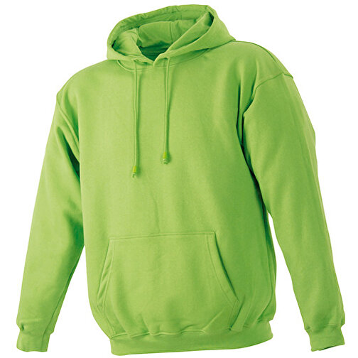 Hooded Sweat , James Nicholson, lime-grün, 80% Baumwolle, ringgesponnen, 20% Polyester, XXL, , Bild 1