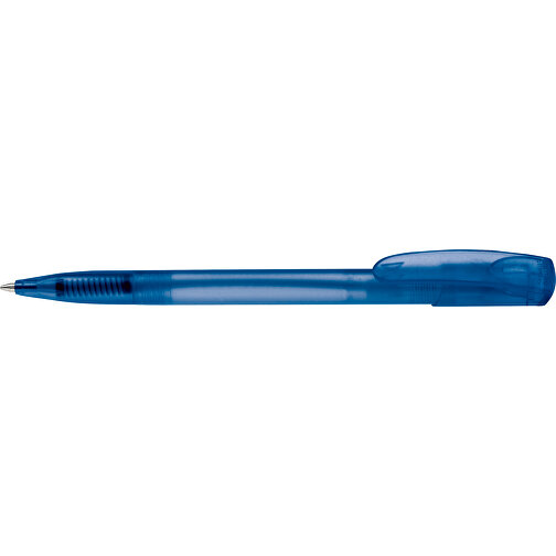 Kugelschreiber Deniro Frosty , gefrostet hellblau, ABS, 14,30cm (Länge), Bild 3