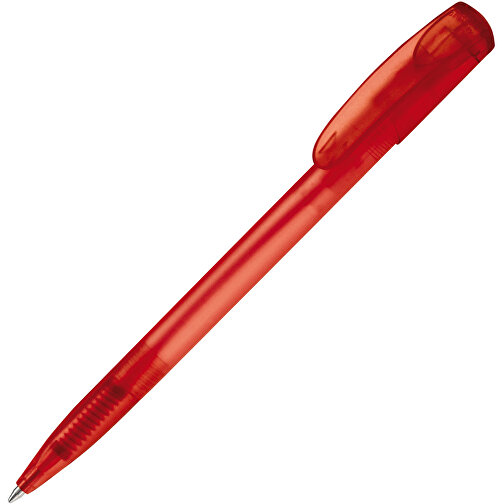 Kugelschreiber Deniro Frosty , gefrostet rot, ABS, 14,30cm (Länge), Bild 2