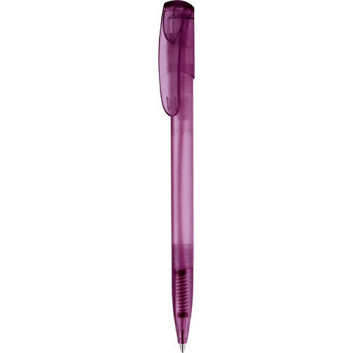 Kugelschreiber Deniro Frosty , mattes lila, ABS, 14,30cm (Länge), Bild 1