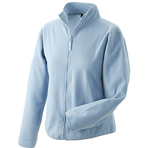 Girly Microfleece Jacket , James Nicholson, light-blau, 100% Polyester, M, , Bild 1