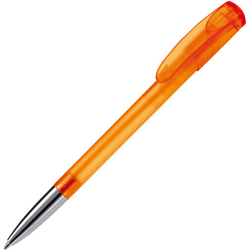 Kugelschreiber Deniro Mit Metallspitze Frosty , gefrostet orange, ABS & Metall, 14,30cm (Länge), Bild 2