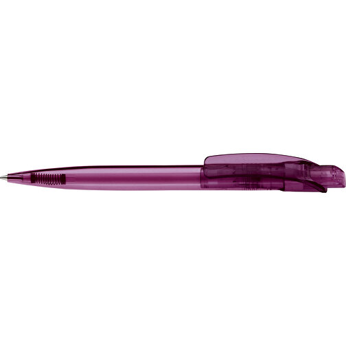 Kugelschreiber Cube Transparent , transparent violett, ABS, 14,70cm (Länge), Bild 3