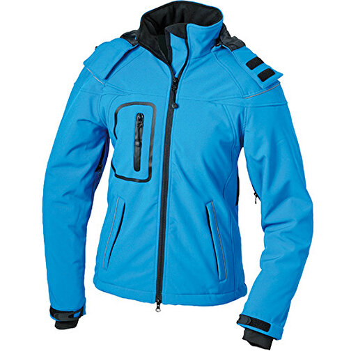 Ladies’ Winter Softshell Jacket , James Nicholson, aqua, 100% Polyester, M, , Bild 1