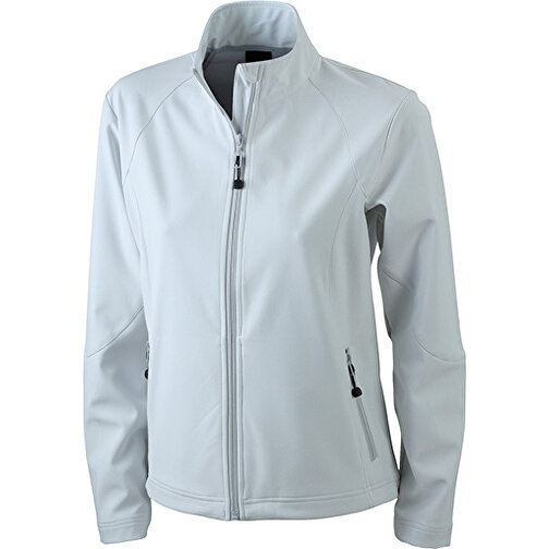 Ladies’ Softshell Jacket , James Nicholson, off-weiß, 90% Polyester, 10% Elasthan, XL, , Bild 1