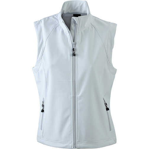 Ladies’ Softshell Vest , James Nicholson, off-weiss, 90% Polyester, 10% Elasthan, XXL, , Bild 1
