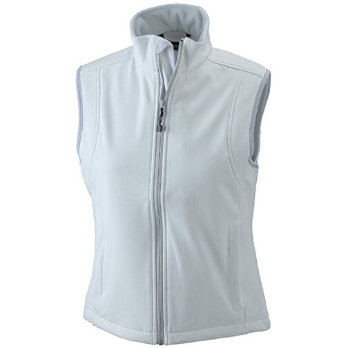 Ladies’ Softshell Vest , James Nicholson, off-weiss, 95% Polyester, 5% Elasthan, S, , Bild 1