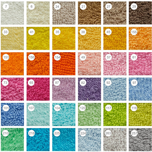 Walk-Frottiertuch , helle und mittlere Farben, Baumwolle, 70,00cm x 180,00cm (Länge x Breite), Bild 3