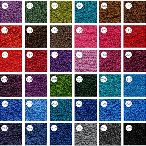 Zwirn-Frottiertuch Mit Hoch-/Tiefwebung , dunkle und intensive Farben, Baumwolle, 50,00cm x 100,00cm (Länge x Breite), Bild 2