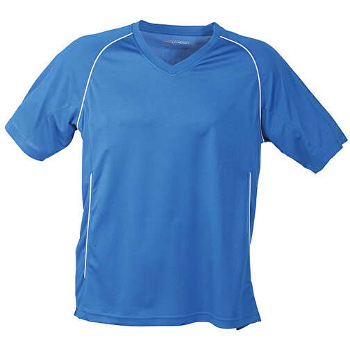 Team Shirt , James Nicholson, royal/weiss, 100% Polyester, XL, , Bild 1