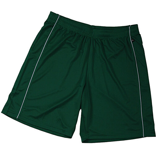 Basic Team Shorts , James Nicholson, grün/weiß, 100% Polyester, S, , Bild 1
