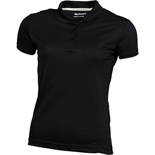 Ladies’ Polo High Performance , James Nicholson, schwarz, 100% Polyester, XL, , Bild 1