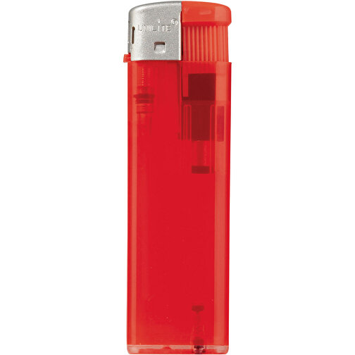 Torpedo Transparent , transparent rot, AS, 8,10cm x 0,90cm x 2,40cm (Länge x Höhe x Breite), Bild 1