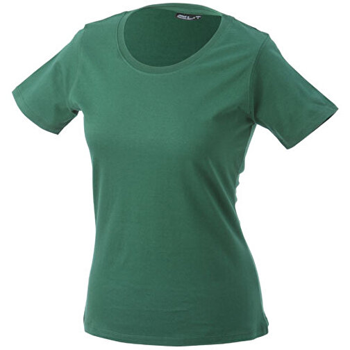 Workwear-T Women , James Nicholson, dark-grün, 100% Baumwolle, gekämmt, ringgesponnen, S, , Bild 1