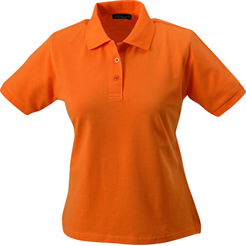Workwear Polo Women , James Nicholson, orange, 100% Baumwolle, gekämmt, ringgesponnen, M, , Bild 1